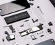 Zdjęcie oferty: Apple iPhone 5 w częściach – designerski obraz w ramce - Gridstudio