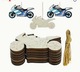 Zdjęcie oferty: Decupage Motocykli Wyścigowych - Rękodzieło do Malowania