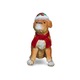 Zdjęcie oferty: Figura Dekoracja Pies z Czapką Mikołaja