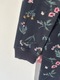 Zdjęcie oferty: Bluza sukienka H&M 134/140 8-10 lat kwiatki granatowa