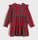 Zdjęcie oferty: Sukienka dziecięca świąteczna krata do SESJI  babydoll 140