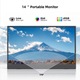 Zdjęcie oferty: Przenośny monitor 14 cali usb c nowy