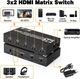 Zdjęcie oferty: Tendak Matrix HDMI 3x2 - Przełącznik 4K 60 Hz 3 Wejścia 2 Wyjścia 