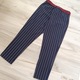 Zdjęcie oferty: **CROPP powystawowe granatowe spodnie paski 40