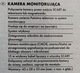 Zdjęcie oferty: Kamera b/w z wyjściem analogowym Scart. Security Camera MC 610