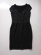 Zdjęcie oferty: Czarna elegancka sukienka z kwiatową aplikacją 42-44 plus size