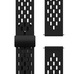 Zdjęcie oferty: Czarny perforowany pasek 22-24 mm do zegarka z redukcją i teleskopami