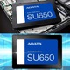 Zdjęcie oferty: Dysk SSD ADATA SU650 1TB 3D NAND TLC SATA III Laptop Konsola PC Kraków 