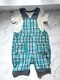 Zdjęcie oferty: Komplet niemowlęcy chłopięcy TU 9-12 miesięcy 74-80 cm body + ogrodniczki