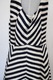 Zdjęcie oferty: Karen Millen Textured Stripe Bottom Detail Flippy Dress 44 16 XXL w paski