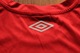 Zdjęcie oferty: T-shirt Umbro r. M czerwony męski poliestrowy sportowy kr. rękaw 