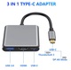 Zdjęcie oferty: Koncentrator USB/HDMI/USB-C 3w1 