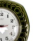 Zdjęcie oferty: Ceramiczny, zielony zegar ścienny Weimar, Niemcy (NRD) – lata 70.
