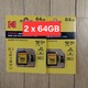 Zdjęcie oferty: Karta pamięci micro SD 64GB U3 V30 marki Kodak 2 sztuki nowe 