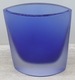 Zdjęcie oferty: WAZON VINTAGE KROSNO MATOWE SZKŁO + KOBALT 16cm