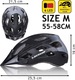 Zdjęcie oferty: Dunlop nowy kask rowerowy czarno-szary M 55-58cm z oświetleniem tylnym LED
