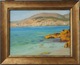 Zdjęcie oferty: Obraz olejny Morze 18x24 cm w ramie drewnianej