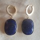 Zdjęcie oferty: Kolczyki z Lapis Lazuli w oprawie ze srebra złoconego