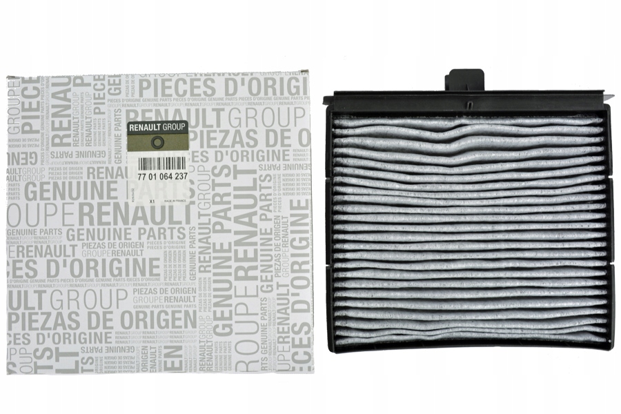 фото №1, Фильтр салонный угольный renault 7701064237 оригинал