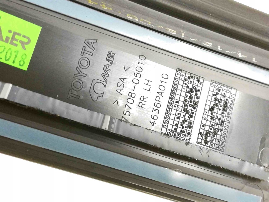 фото №7, Avensis t27 08-18 молдинг накладка рамка двері задня