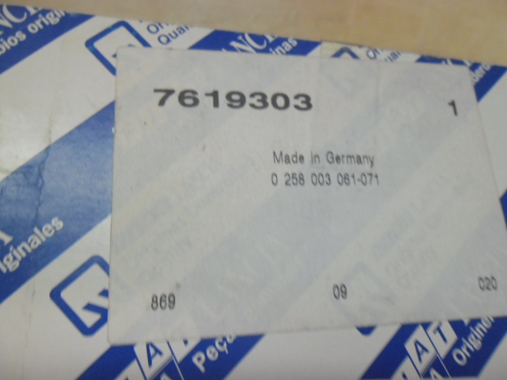 фото №3, Датчик лямбда-зонд fiat uno 1,4 оригинал