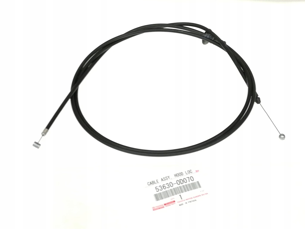 фото №7, Yaris ii 05-11 трос тяга капот крышка двигателя