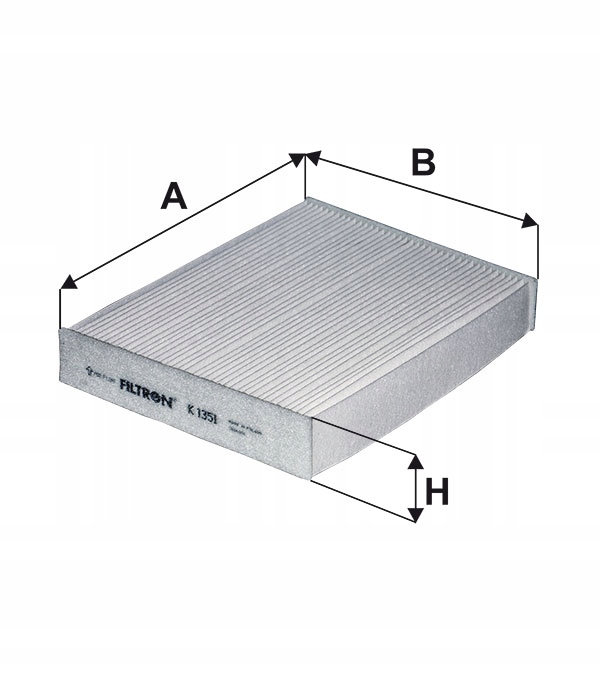 фото №2, Filtron k 1351 фильтр, вентиляция пространство пассажирский