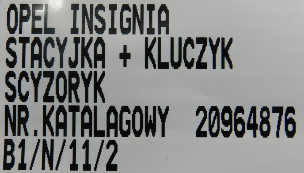 фото №7, Opel insignia a замок запалювання ключ імобілайзер 20964876