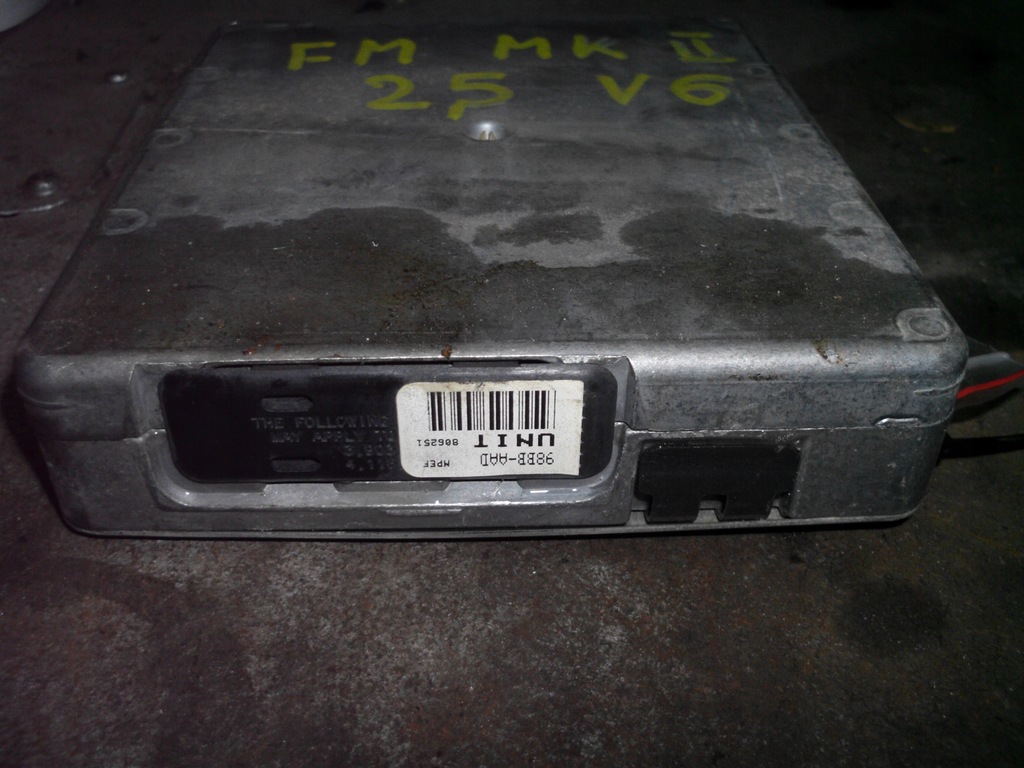 фото №4, Ford monedo mk2 2,5 бортовий комп'ютер двигуна 98bb12a650aad