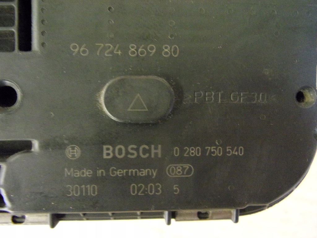 фото №8, Дроссельная заслонка peugeot 301 1.6 16v vti 9672486980