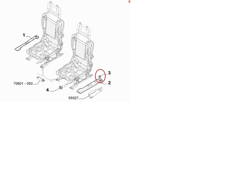 фото №3, Alfa romeo 159 fiat croma гайка захист сидіння