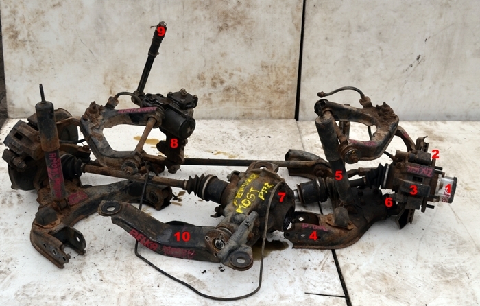 фото №1, Daihatsu feroza ступица поворотный кулак правая левая