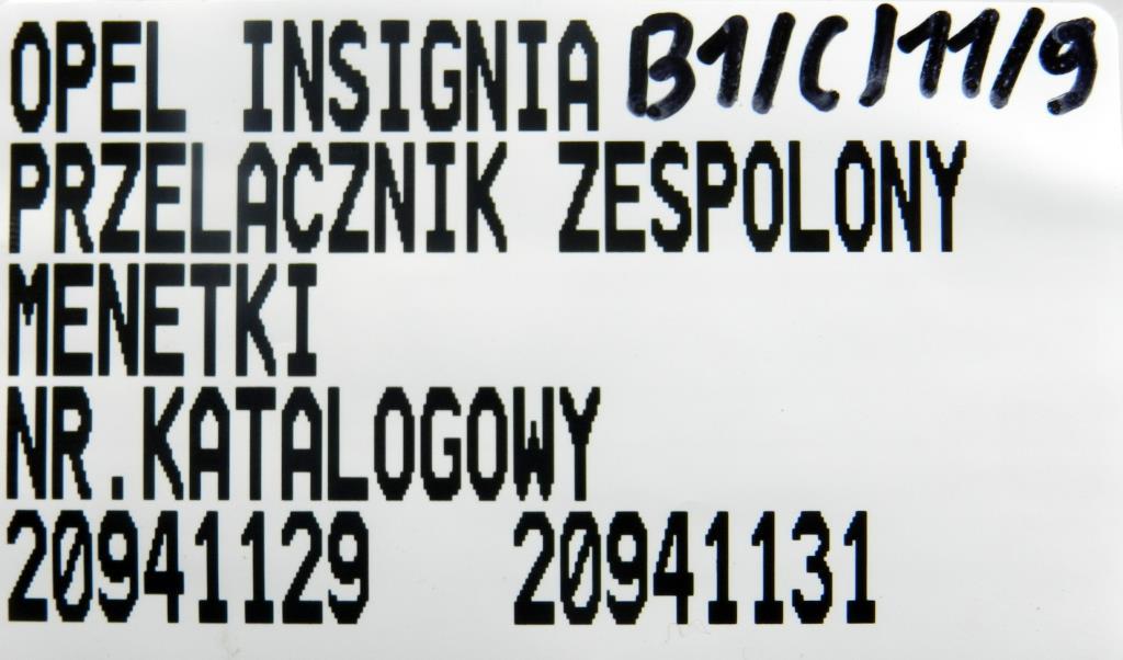 фото №7, Переключатель комбинированный opel insignia 20941129