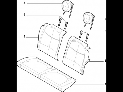 фото №8, Обшивка чохол спинка сидіння fiat 500 праве