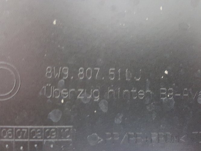 фото №8, Audi a4 b9 8w9 бампер задняя kombi 2015-2019r