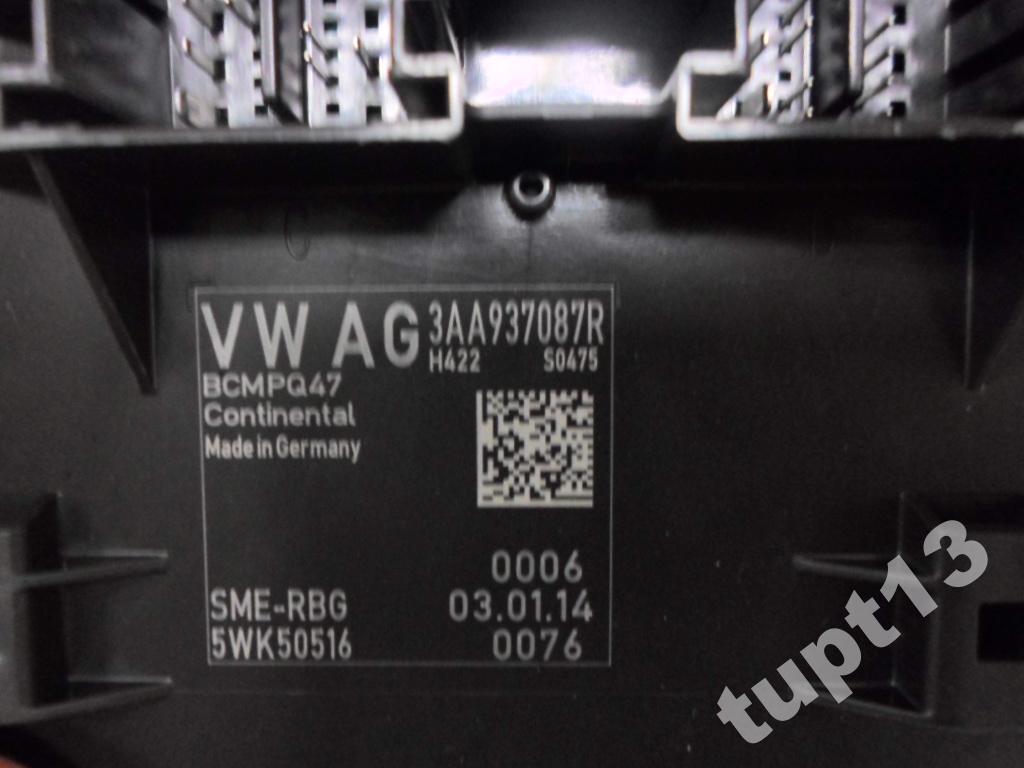 фото №2, Vw cc fl 2012-15 r модуль комфорту 3aa937087r