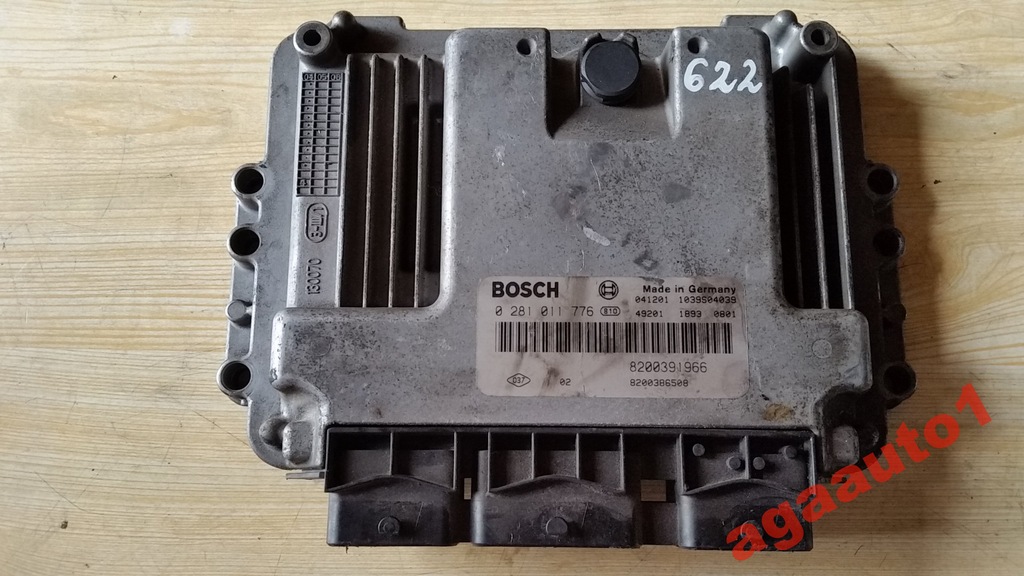 фото №1, Бортовой компьютер блок управления renault 0281011776