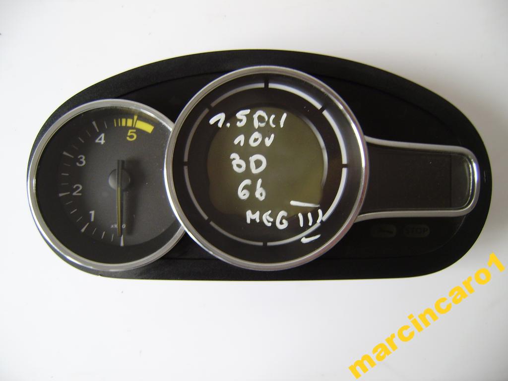 фото №1, Счетчик приборная панель megane iii