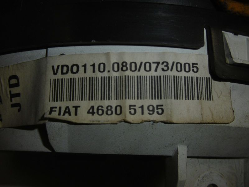 фото №8, Fiat multipla i 186 лічильник прилади 1,9jtd 46805195