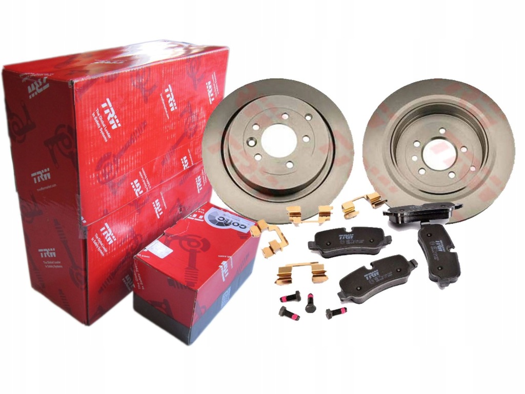 фото №1, Тормозные диски + тормозные колодки trw задняя land rover discovery iv