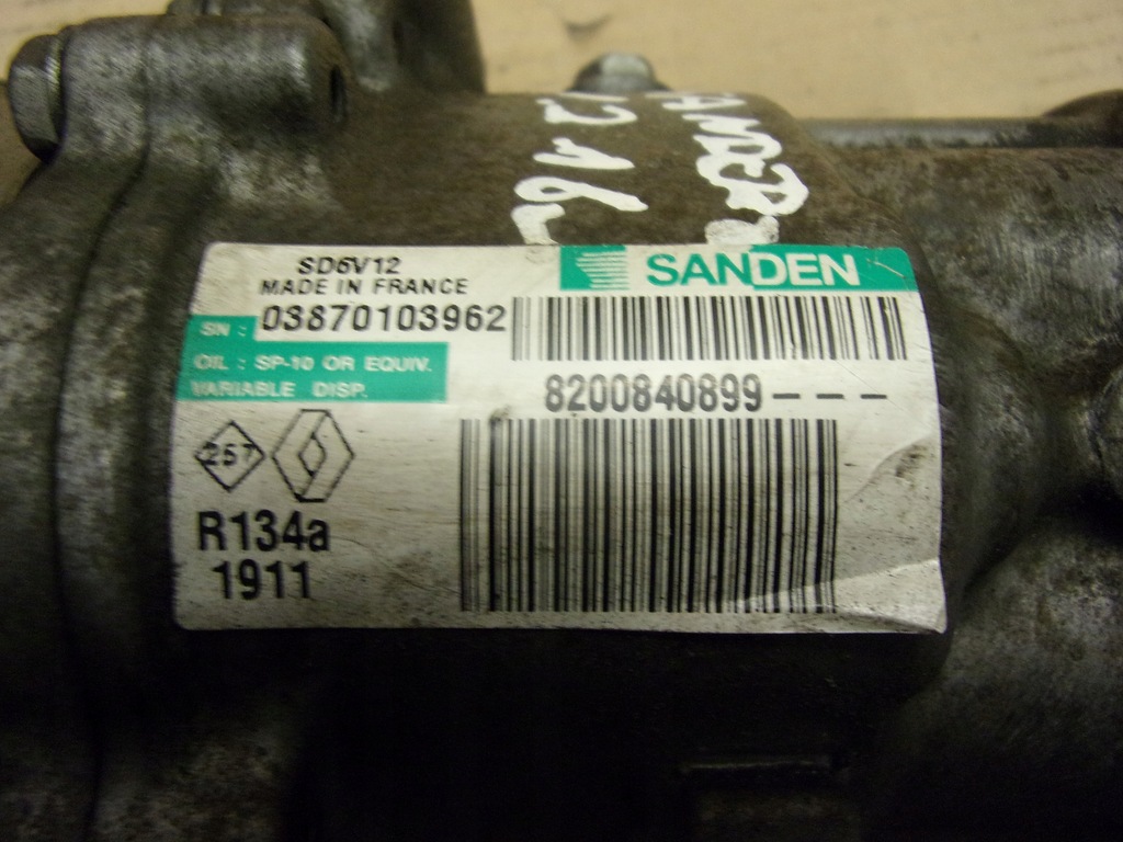 фото №6, Компрессор кондиционера dacia sandero i 1.2 16v