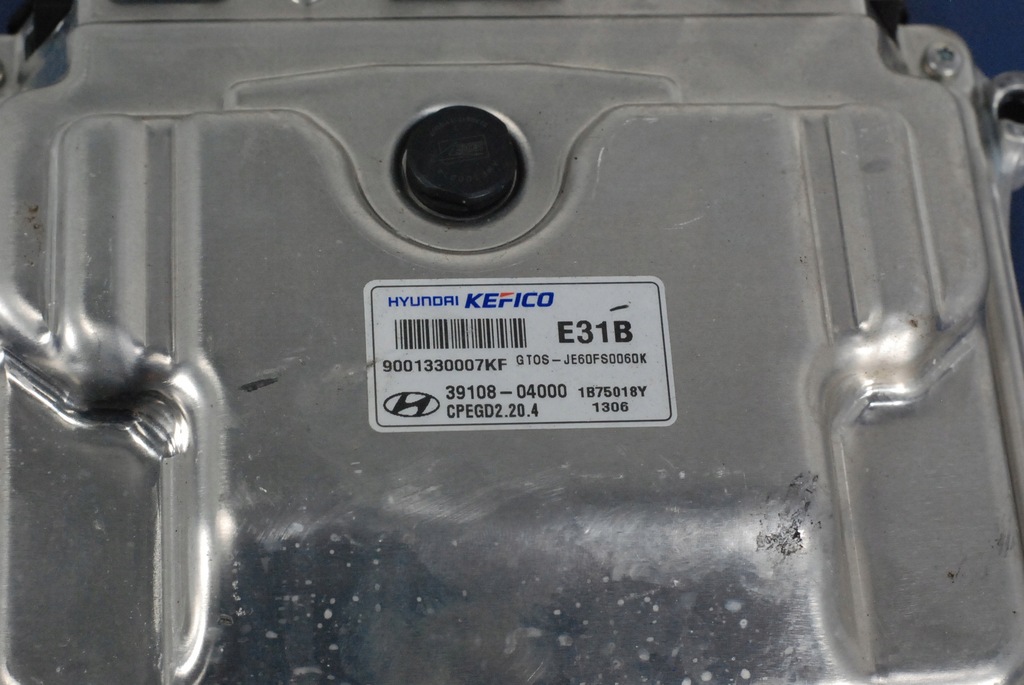фото №4, Hyundai kona 1.0 блок управления двигателя 39108-04000