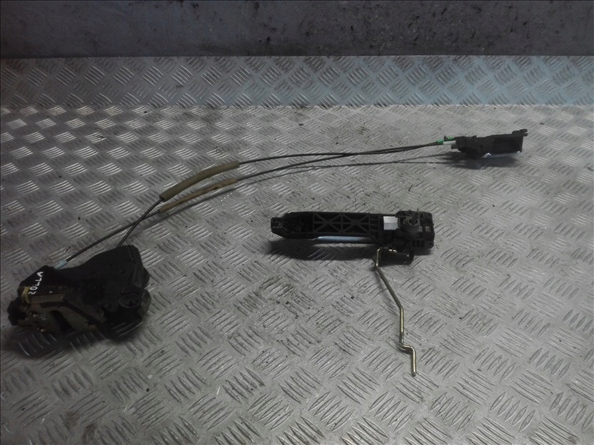 фото №1, Corolla e12 замок левый перед 6 pin + ручка