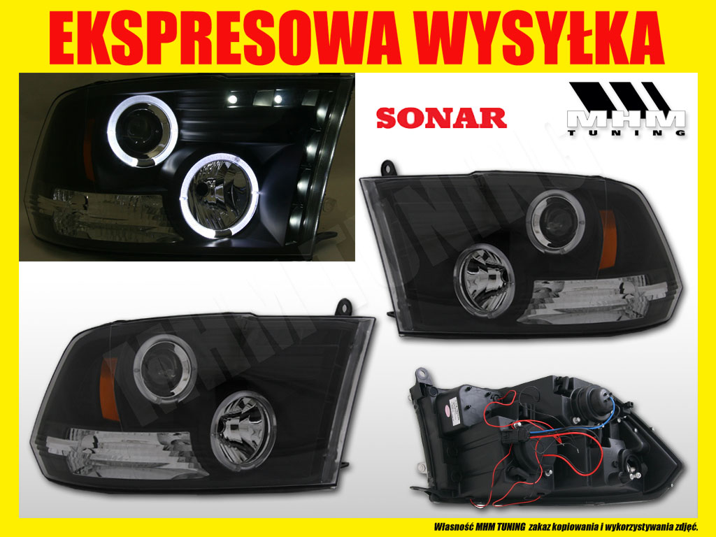 фото №2, Фара лампа кільця led angel eyes dodge ram 08-
