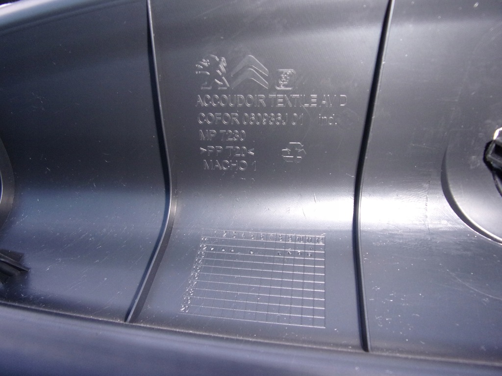 фото №10, Обшивка обивка дверь правый перед peugeot 301