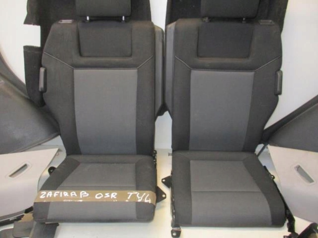 фото №13, Сидіння сидіння iii ряд ремені обшивки багажника zafira