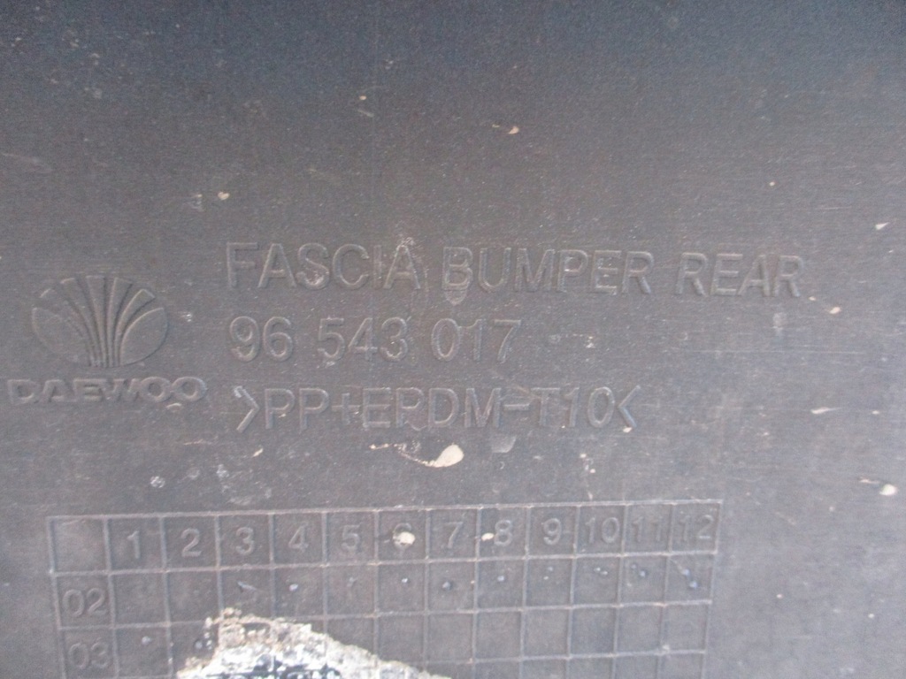 фото №7, Бампер задняя chevrolet aveo t200 hb daewoo kalos bd