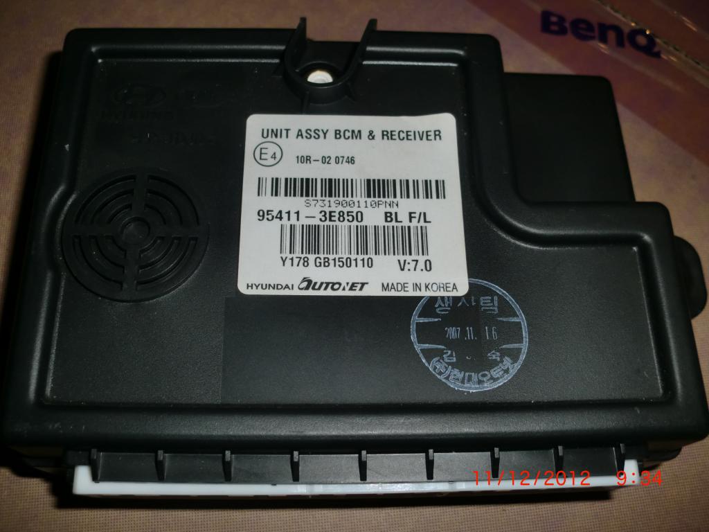 фото №1, Kia sorento модуль блок керування радіо бортовий комп'ютер антени 95411-3e850