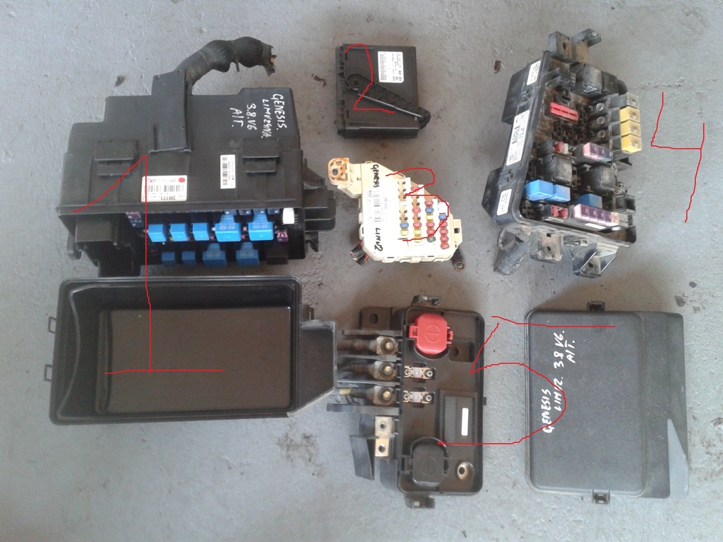 фото №1, Hyundai genesis седан 2010r 3.8 коробка корпус