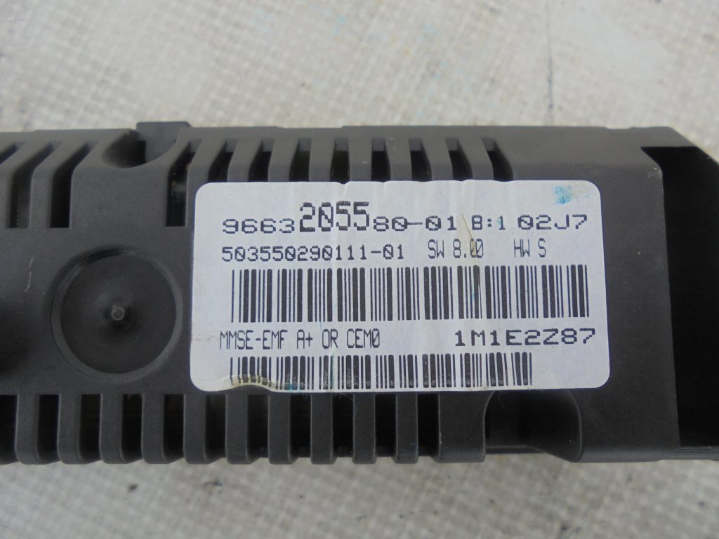 фото №2, Дисплей радио peugeot 207 9663205580-01